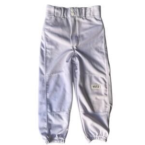 Franklin Kid’s Long Baseball Pants size XS Youth, Solid White